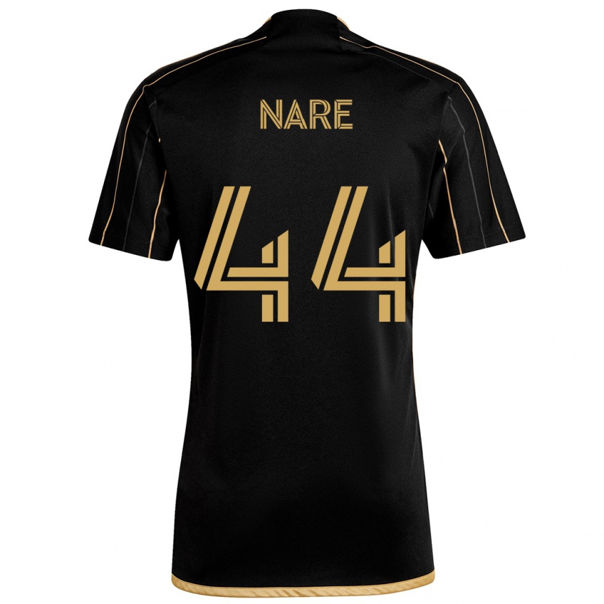 Niño Fútbol Camiseta Thabo Nare #44 Oro Negro 1ª Equipación 2024/25