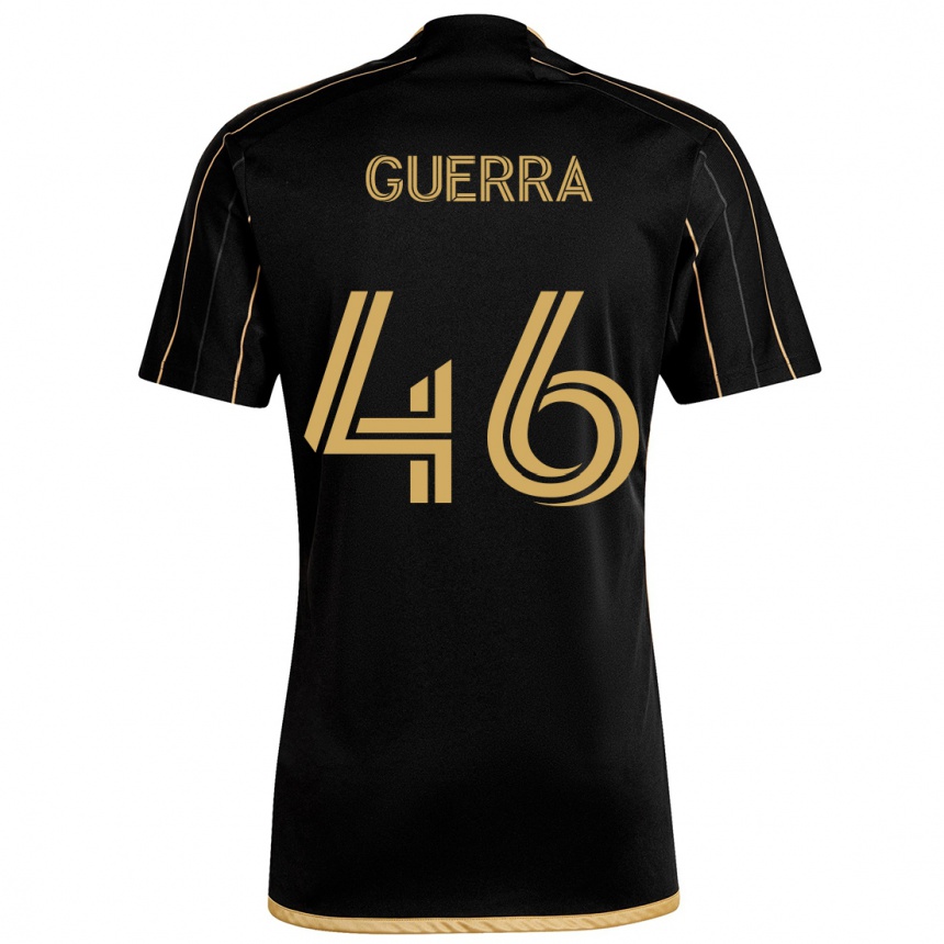 Niño Fútbol Camiseta Decarlo Guerra #46 Oro Negro 1ª Equipación 2024/25