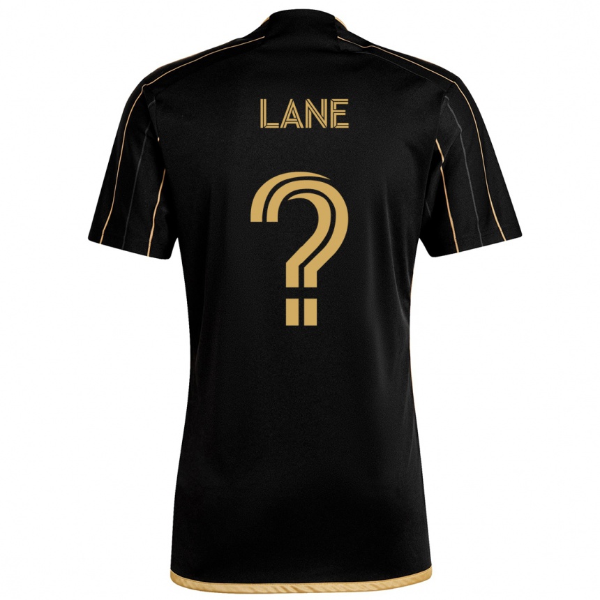 Niño Fútbol Camiseta James Lane #0 Oro Negro 1ª Equipación 2024/25