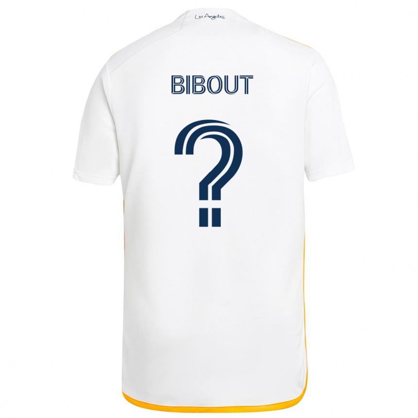 Niño Fútbol Camiseta Aaron Bibout #0 Blanco Amarillo 1ª Equipación 2024/25