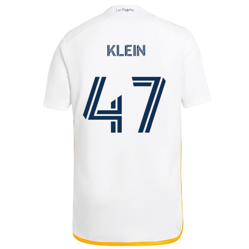 Niño Fútbol Camiseta Carson Klein #47 Blanco Amarillo 1ª Equipación 2024/25