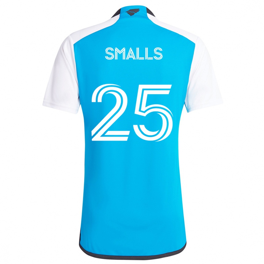 Niño Fútbol Camiseta Tyger Smalls #25 Azul Blanco 1ª Equipación 2024/25