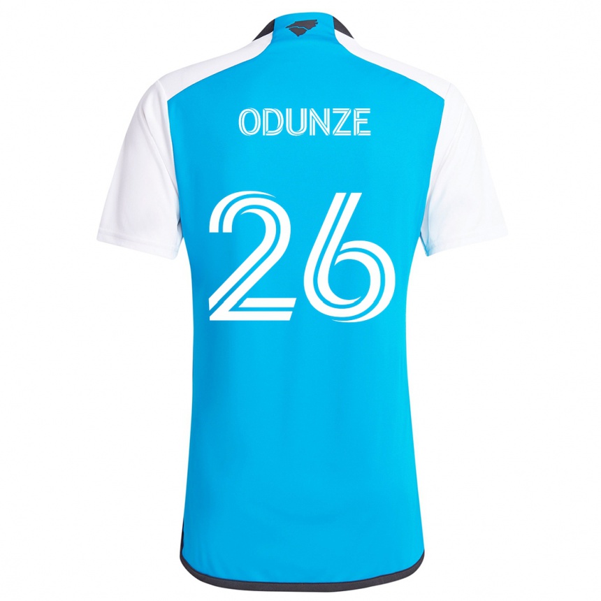 Niño Fútbol Camiseta Chituru Odunze #26 Azul Blanco 1ª Equipación 2024/25