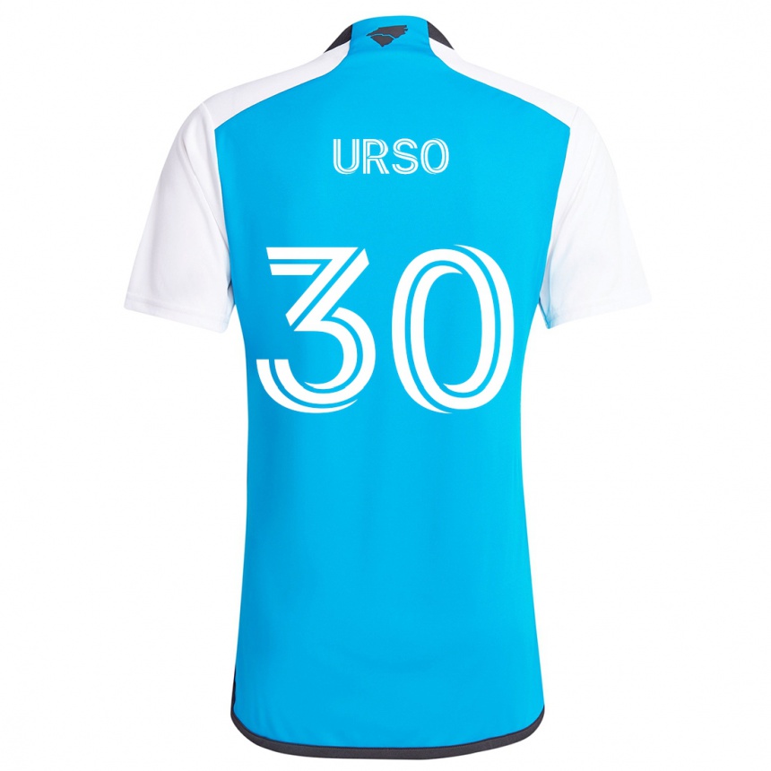 Niño Fútbol Camiseta Júnior Urso #30 Azul Blanco 1ª Equipación 2024/25