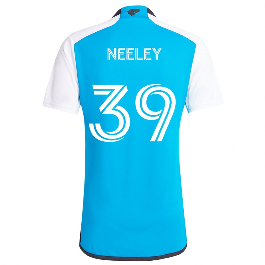 Niño Fútbol Camiseta Jack Neeley #39 Azul Blanco 1ª Equipación 2024/25