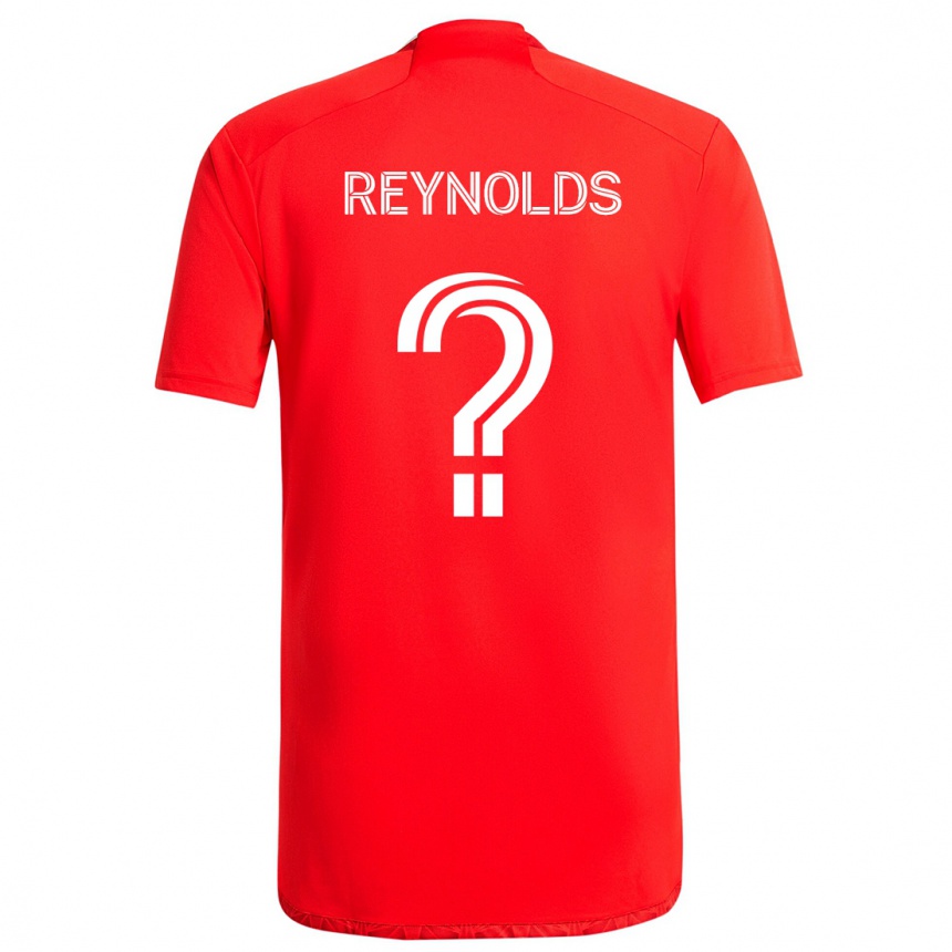 Niño Fútbol Camiseta Justin Reynolds #0 Rojo Blanco 1ª Equipación 2024/25