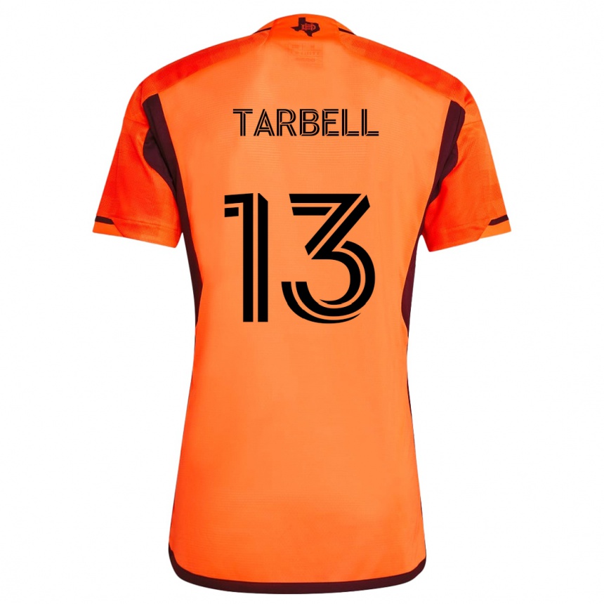 Niño Fútbol Camiseta Andrew Tarbell #13 Naranja Negro 1ª Equipación 2024/25