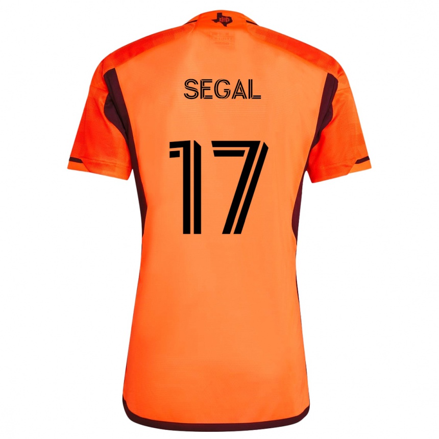 Niño Fútbol Camiseta Gabriel Segal #17 Naranja Negro 1ª Equipación 2024/25