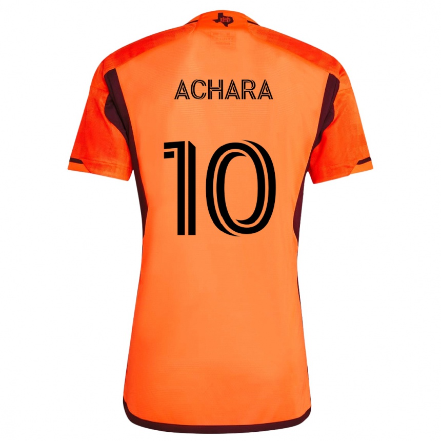 Niño Fútbol Camiseta Ifunanyachi Achara #10 Naranja Negro 1ª Equipación 2024/25