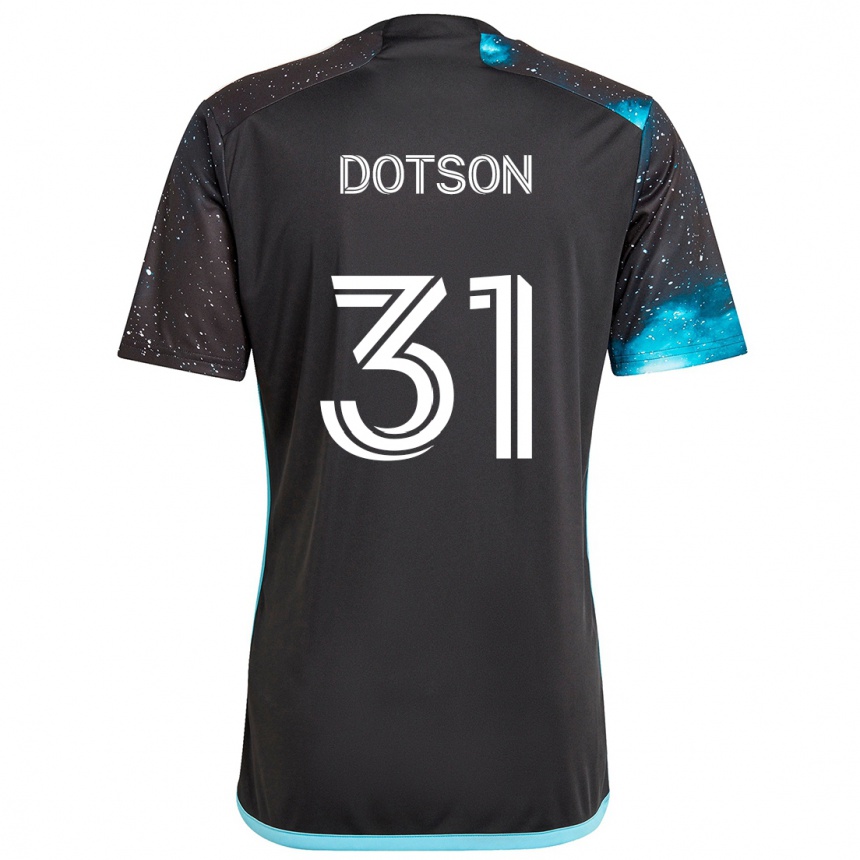 Niño Fútbol Camiseta Hassani Dotson #31 Azul Negro 1ª Equipación 2024/25