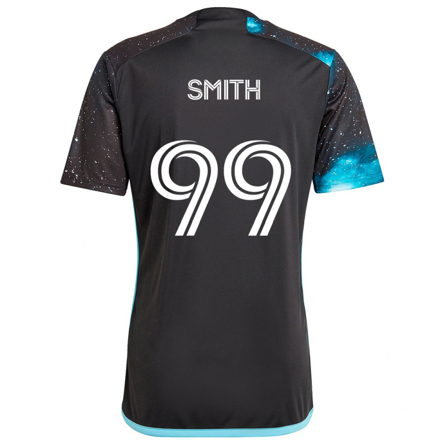 Niño Fútbol Camiseta Jordan Adebayo-Smith #99 Azul Negro 1ª Equipación 2024/25