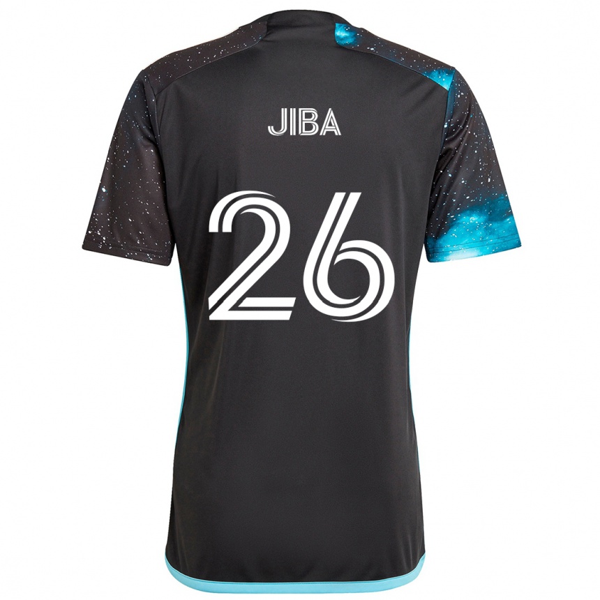 Niño Fútbol Camiseta Ryen Jiba #26 Azul Negro 1ª Equipación 2024/25