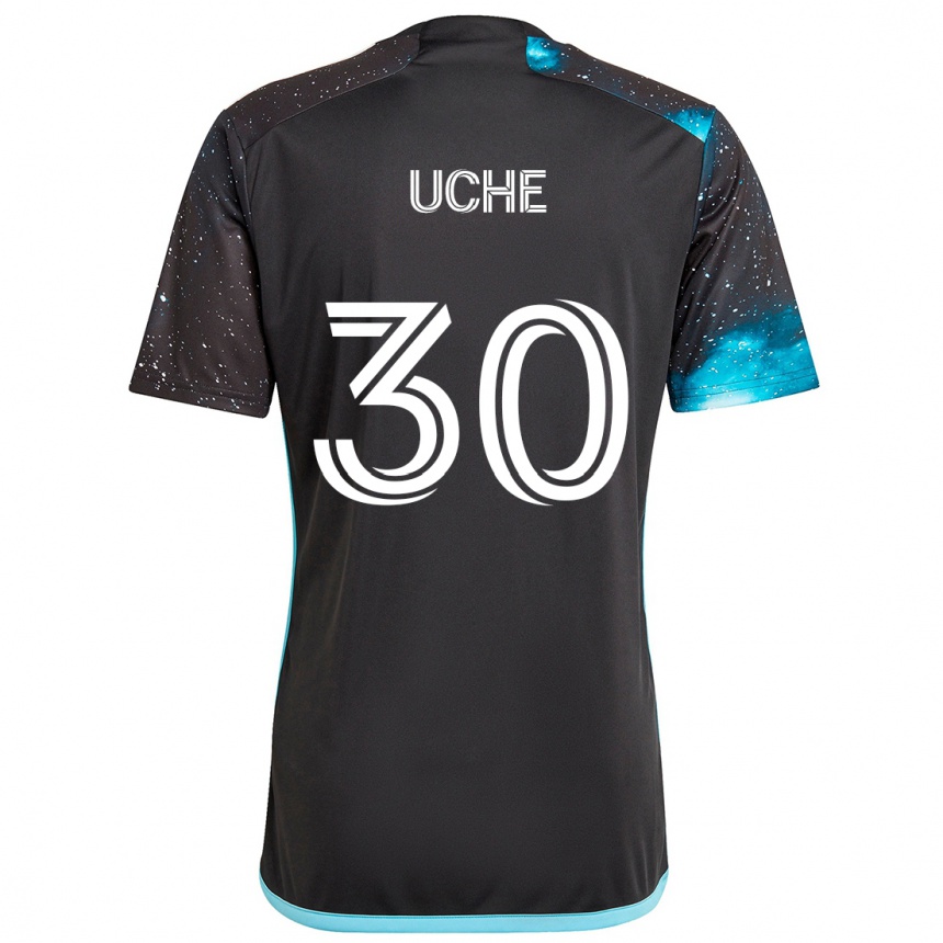 Niño Fútbol Camiseta Cc Uche #30 Azul Negro 1ª Equipación 2024/25