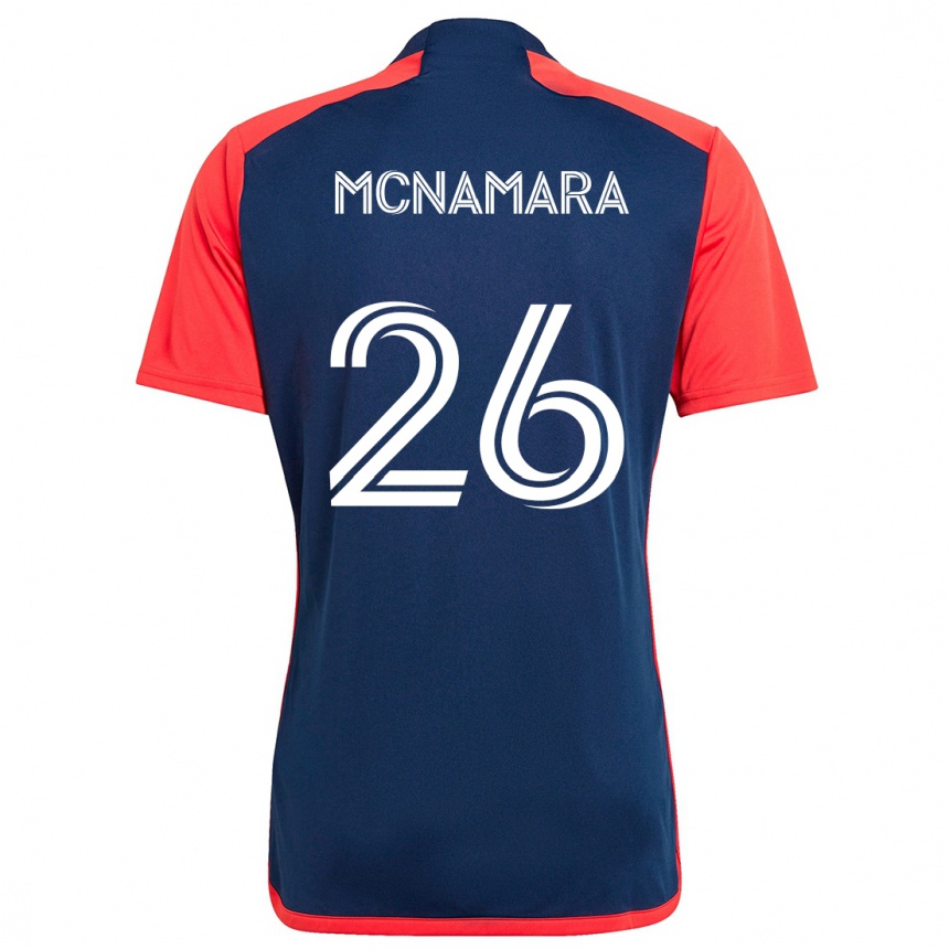 Niño Fútbol Camiseta Tommy Mcnamara #26 Azul Rojo 1ª Equipación 2024/25