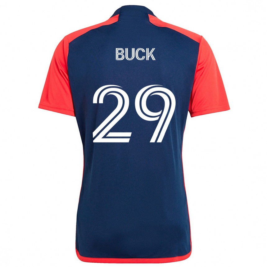 Niño Fútbol Camiseta Noel Buck #29 Azul Rojo 1ª Equipación 2024/25