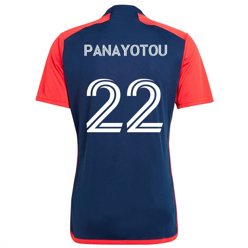 Niño Fútbol Camiseta Jack Panayotou #22 Azul Rojo 1ª Equipación 2024/25