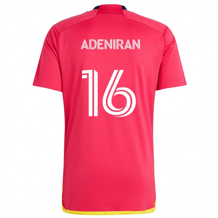 Niño Fútbol Camiseta Samuel Adeniran #16 Rojo Azul 1ª Equipación 2024/25