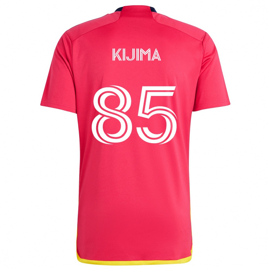 Niño Fútbol Camiseta Hosei Kijima #85 Rojo Azul 1ª Equipación 2024/25