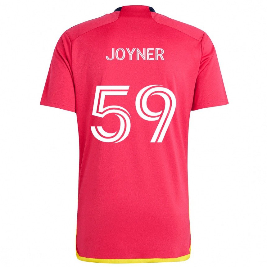 Niño Fútbol Camiseta Mykhi Joyner #59 Rojo Azul 1ª Equipación 2024/25