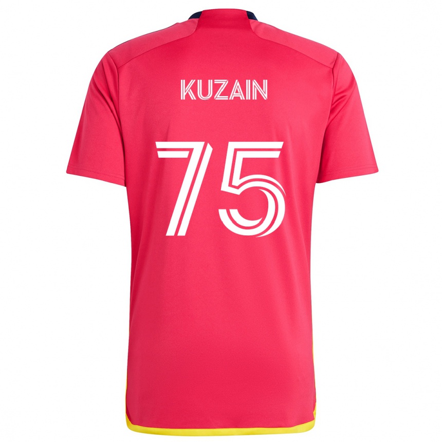 Niño Fútbol Camiseta Wan Kuzain #75 Rojo Azul 1ª Equipación 2024/25