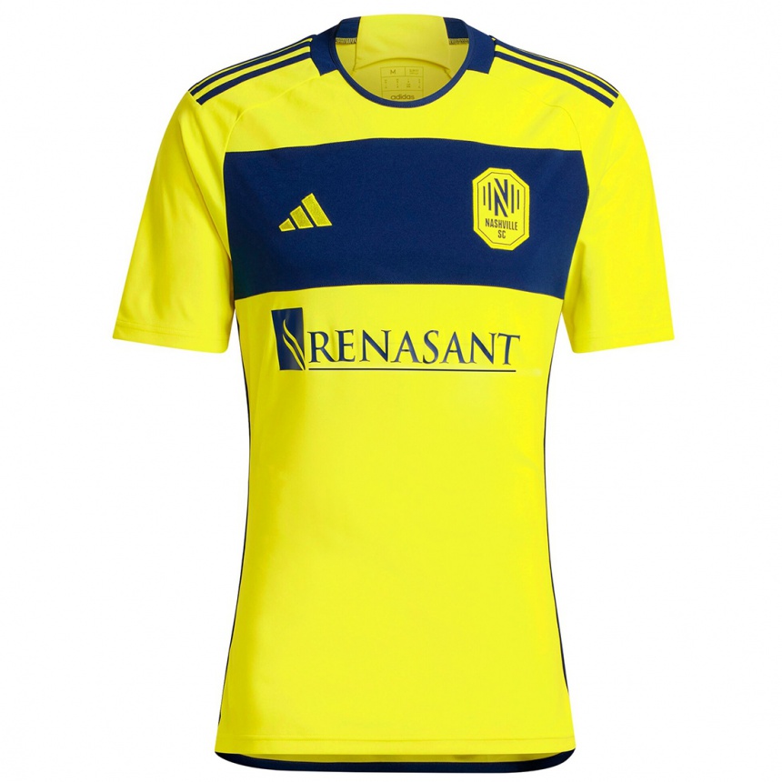 Niño Fútbol Camiseta Dru Yearwood #16 Amarillo Azul 1ª Equipación 2024/25