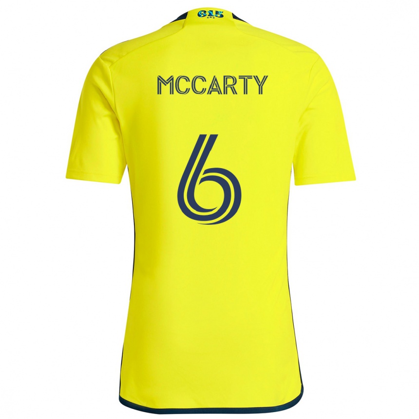 Niño Fútbol Camiseta Dax Mccarty #6 Amarillo Azul 1ª Equipación 2024/25