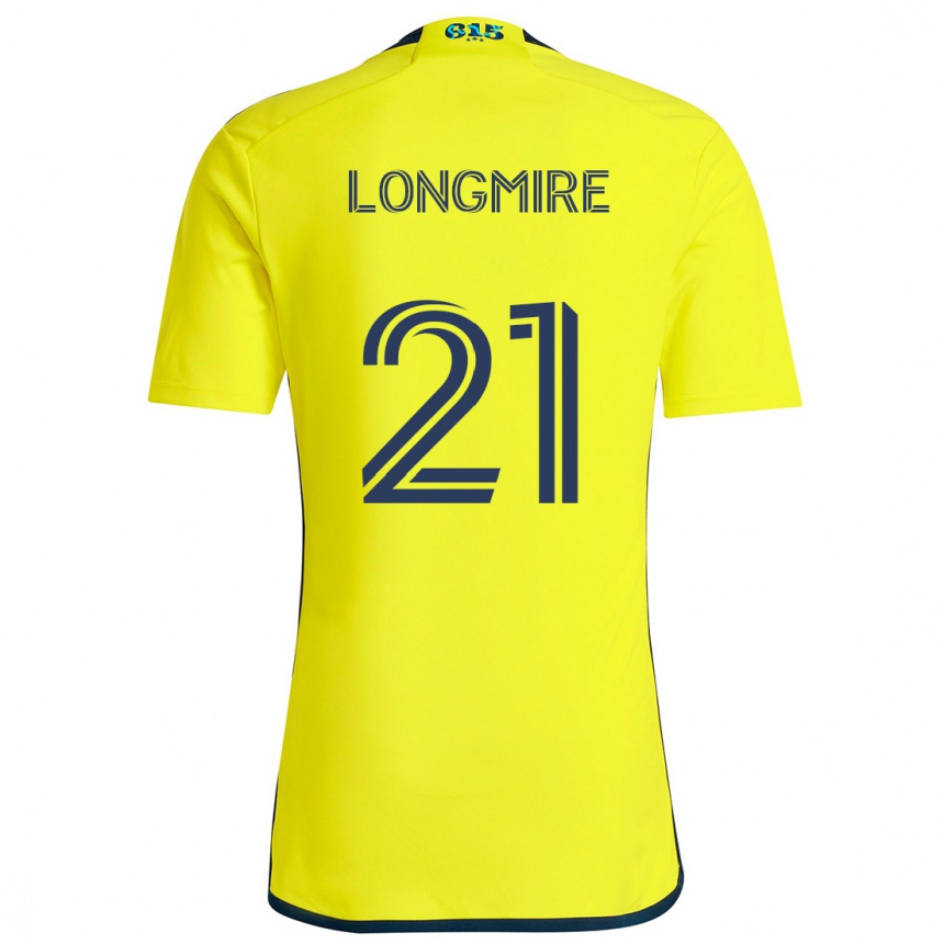 Niño Fútbol Camiseta Ahmed Longmire #21 Amarillo Azul 1ª Equipación 2024/25