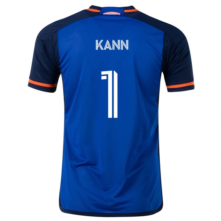 Niño Fútbol Camiseta Alec Kann #1 Azul Blanco 1ª Equipación 2024/25