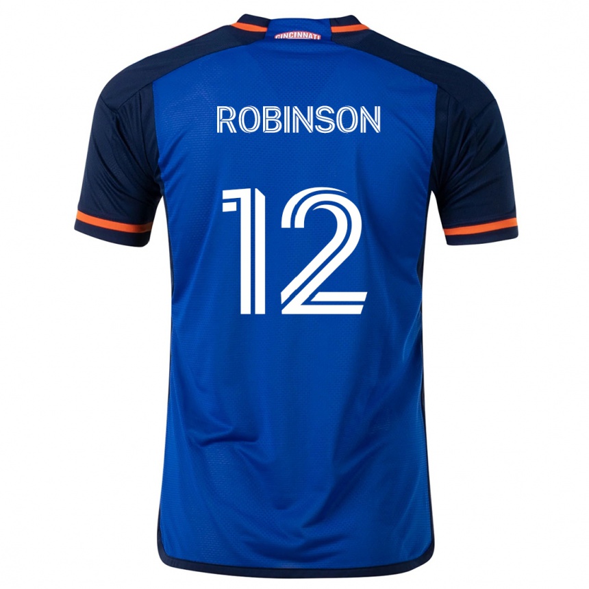 Niño Fútbol Camiseta Miles Robinson #12 Azul Blanco 1ª Equipación 2024/25