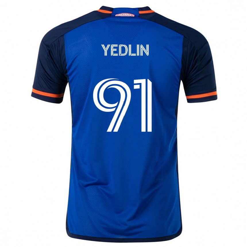 Niño Fútbol Camiseta Deandre Yedlin #91 Azul Blanco 1ª Equipación 2024/25