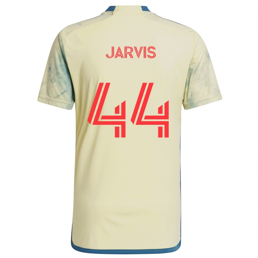 Niño Fútbol Camiseta Aiden Jarvis #44 Amarillo Rojo Azul 1ª Equipación 2024/25