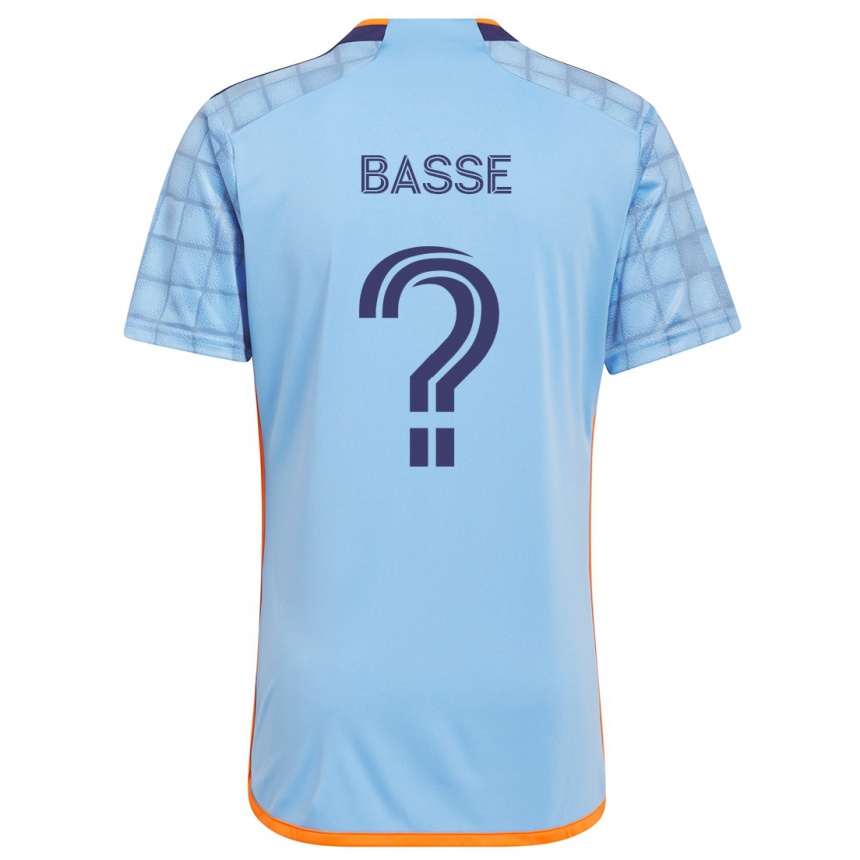 Niño Fútbol Camiseta Adam Basse #0 Azul Naranja 1ª Equipación 2024/25