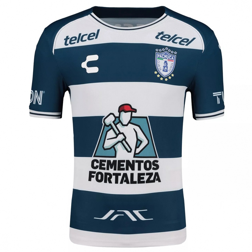 Niño Fútbol Camiseta Daniel Méndez #159 Azul Blanco 1ª Equipación 2024/25