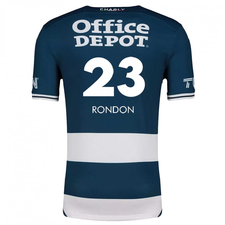 Niño Fútbol Camiseta Salomón Rondón #23 Azul Blanco 1ª Equipación 2024/25