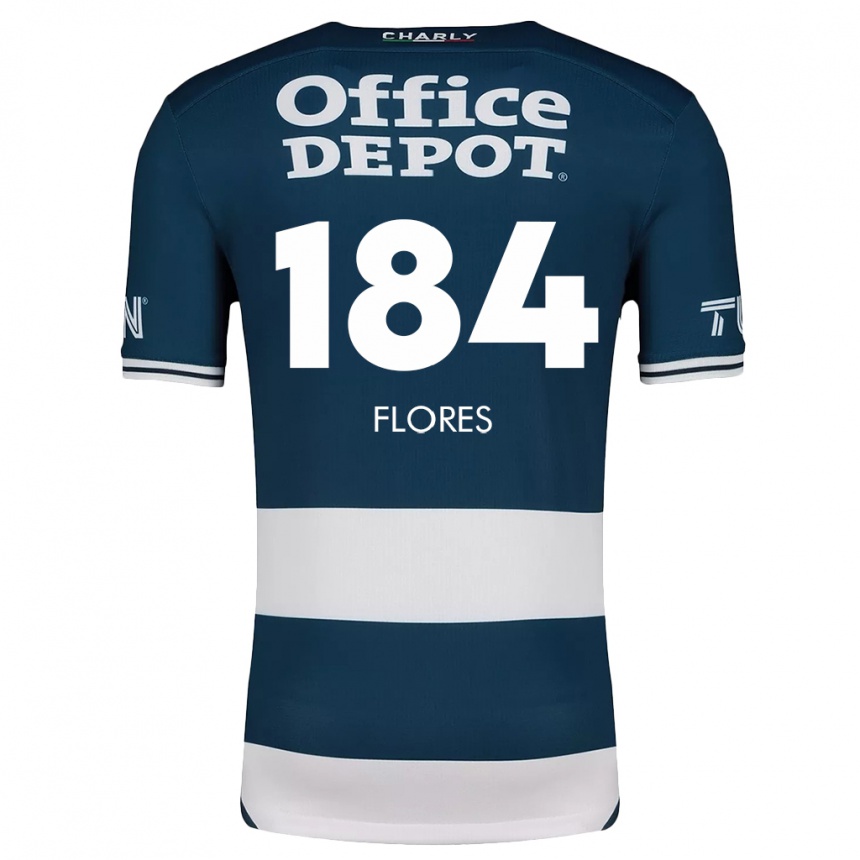 Niño Fútbol Camiseta Jason Flores #184 Azul Blanco 1ª Equipación 2024/25