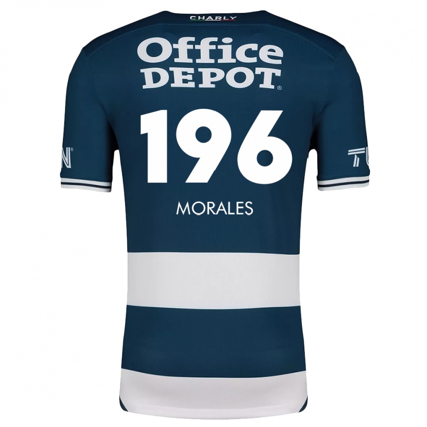 Niño Fútbol Camiseta Erik Morales #196 Azul Blanco 1ª Equipación 2024/25