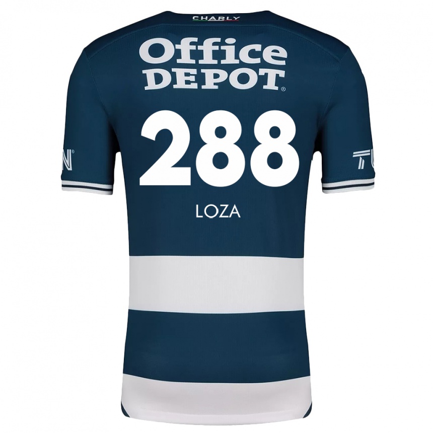 Niño Fútbol Camiseta Santino Loza #288 Azul Blanco 1ª Equipación 2024/25