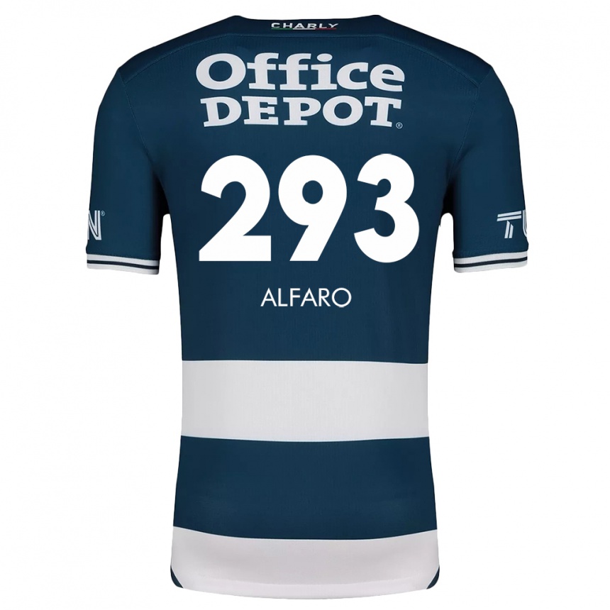 Niño Fútbol Camiseta Cristóbal Alfaro #293 Azul Blanco 1ª Equipación 2024/25