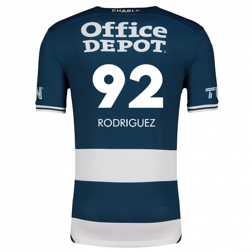 Niño Fútbol Camiseta Sergio Rodríguez #92 Azul Blanco 1ª Equipación 2024/25