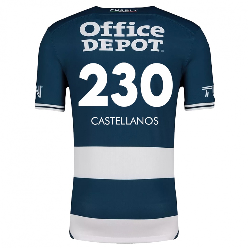 Niño Fútbol Camiseta Edson Castellanos #230 Azul Blanco 1ª Equipación 2024/25