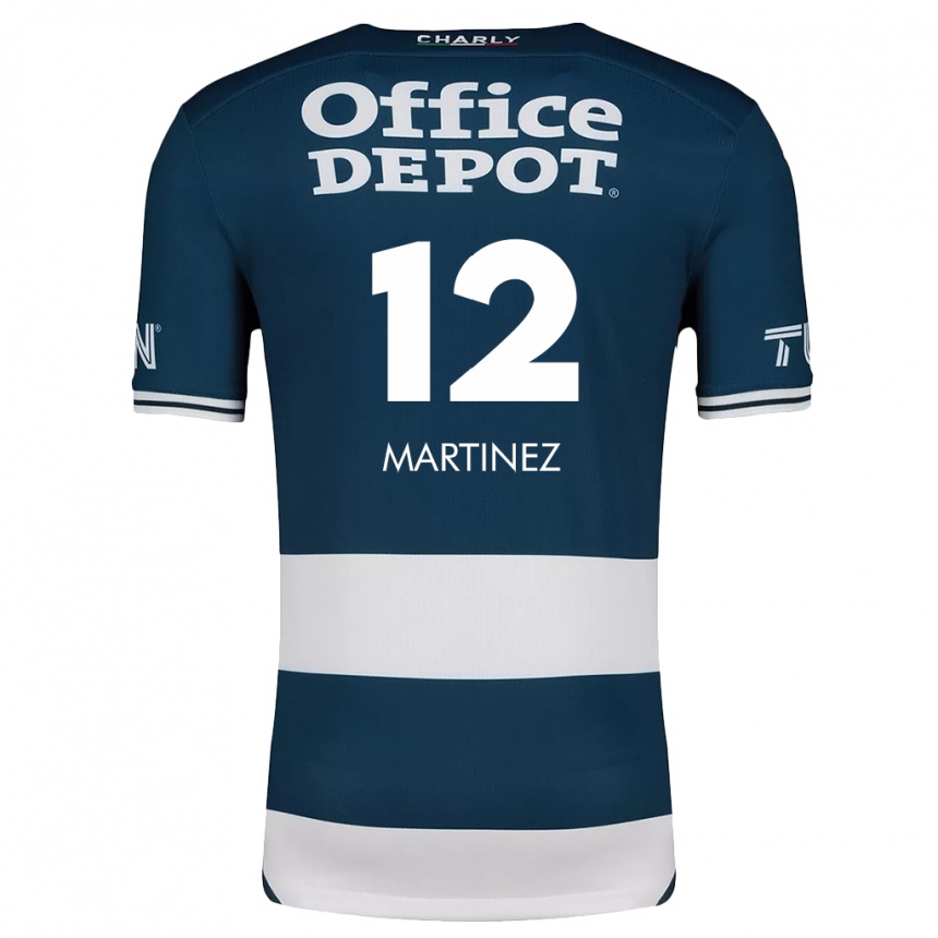 Niño Fútbol Camiseta Sofía Martínez #12 Azul Blanco 1ª Equipación 2024/25