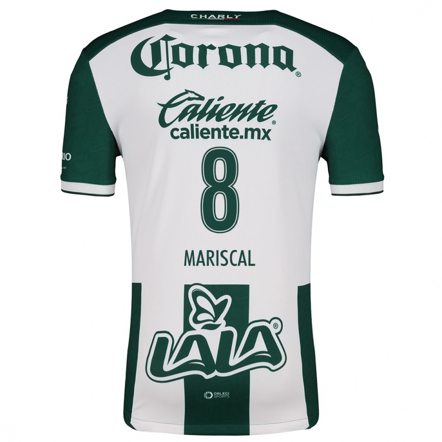 Niño Fútbol Camiseta Salvador Mariscal #8 Verde Blanco 1ª Equipación 2024/25