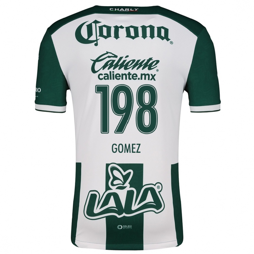 Niño Fútbol Camiseta Isaác Gómez #198 Verde Blanco 1ª Equipación 2024/25