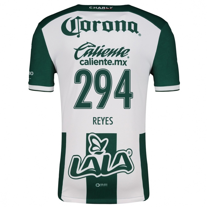 Niño Fútbol Camiseta Máximo Reyes #294 Verde Blanco 1ª Equipación 2024/25