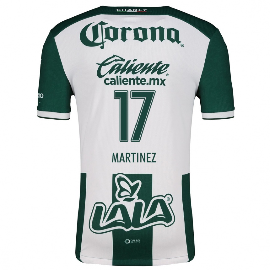 Niño Fútbol Camiseta Marianne Martínez #17 Verde Blanco 1ª Equipación 2024/25