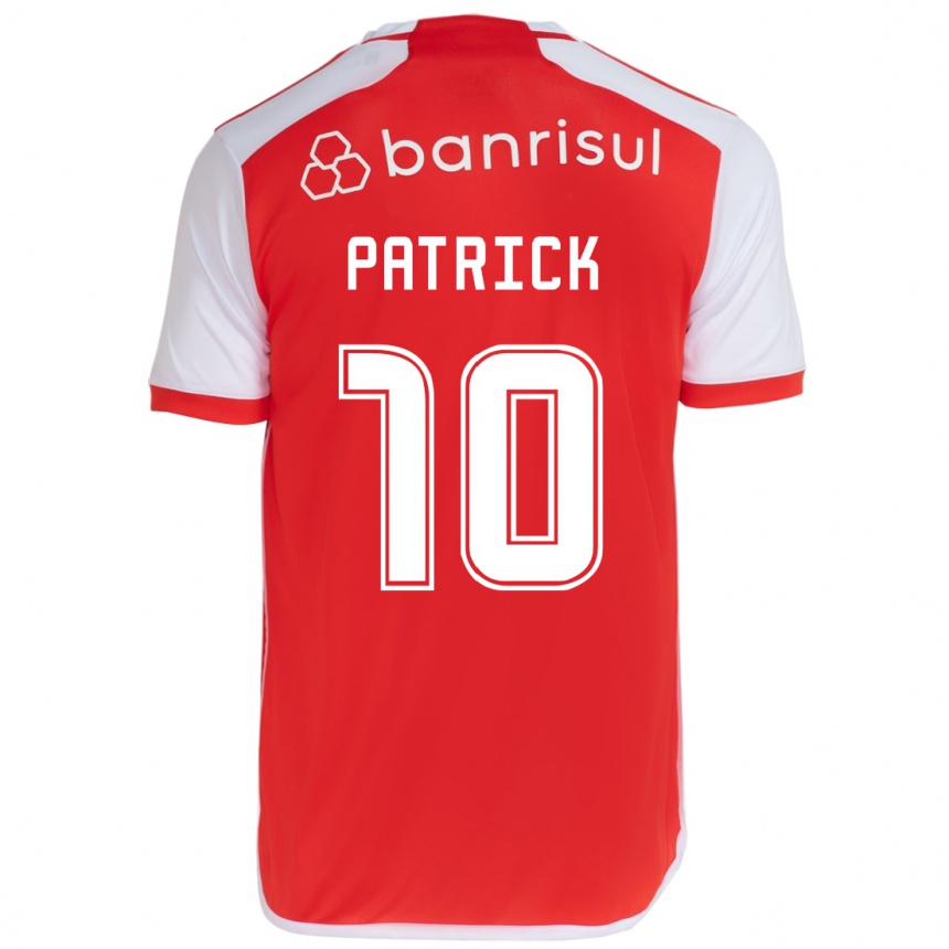 Niño Fútbol Camiseta Alan Patrick #10 Rojo Blanco 1ª Equipación 2024/25