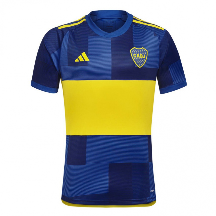 Niño Fútbol Camiseta Diego Gonzalez #23 Azul Amarillo 1ª Equipación 2024/25