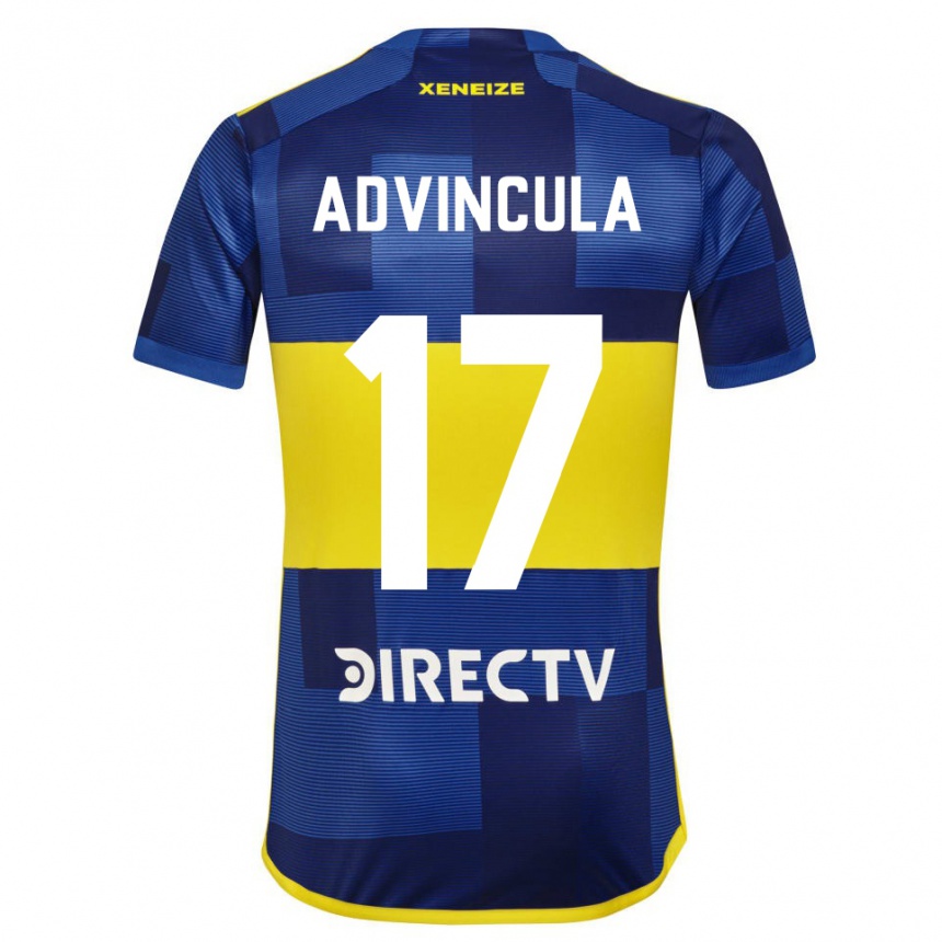 Niño Fútbol Camiseta Luis Advincula #17 Azul Amarillo 1ª Equipación 2024/25