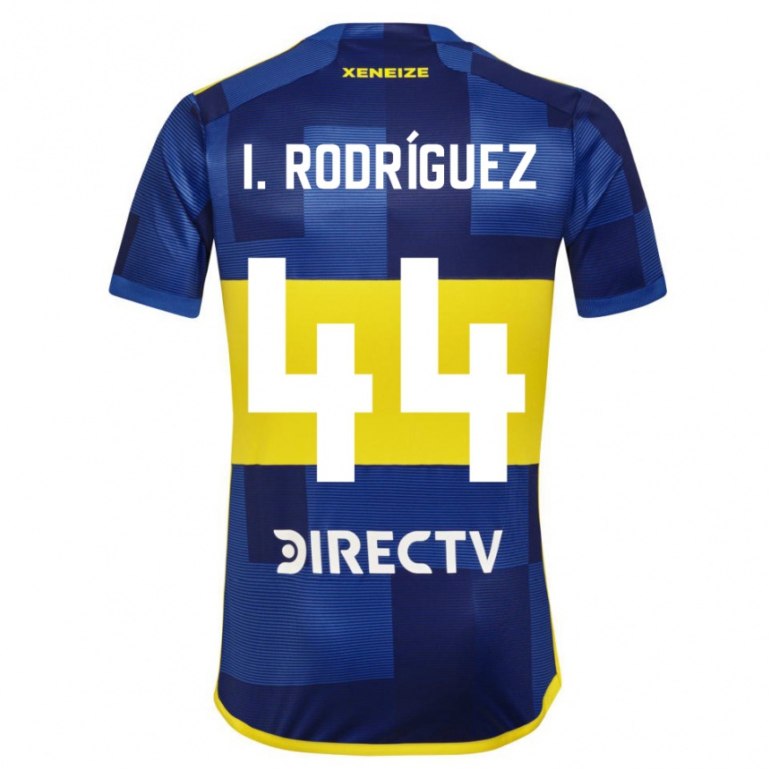 Niño Fútbol Camiseta Ignacio Rodríguez #44 Azul Amarillo 1ª Equipación 2024/25