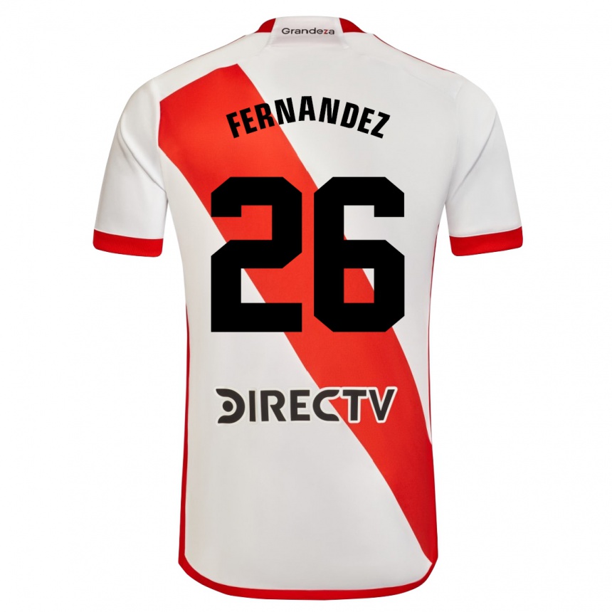 Niño Fútbol Camiseta Nacho Fernández #26 Blanco Rojo 1ª Equipación 2024/25